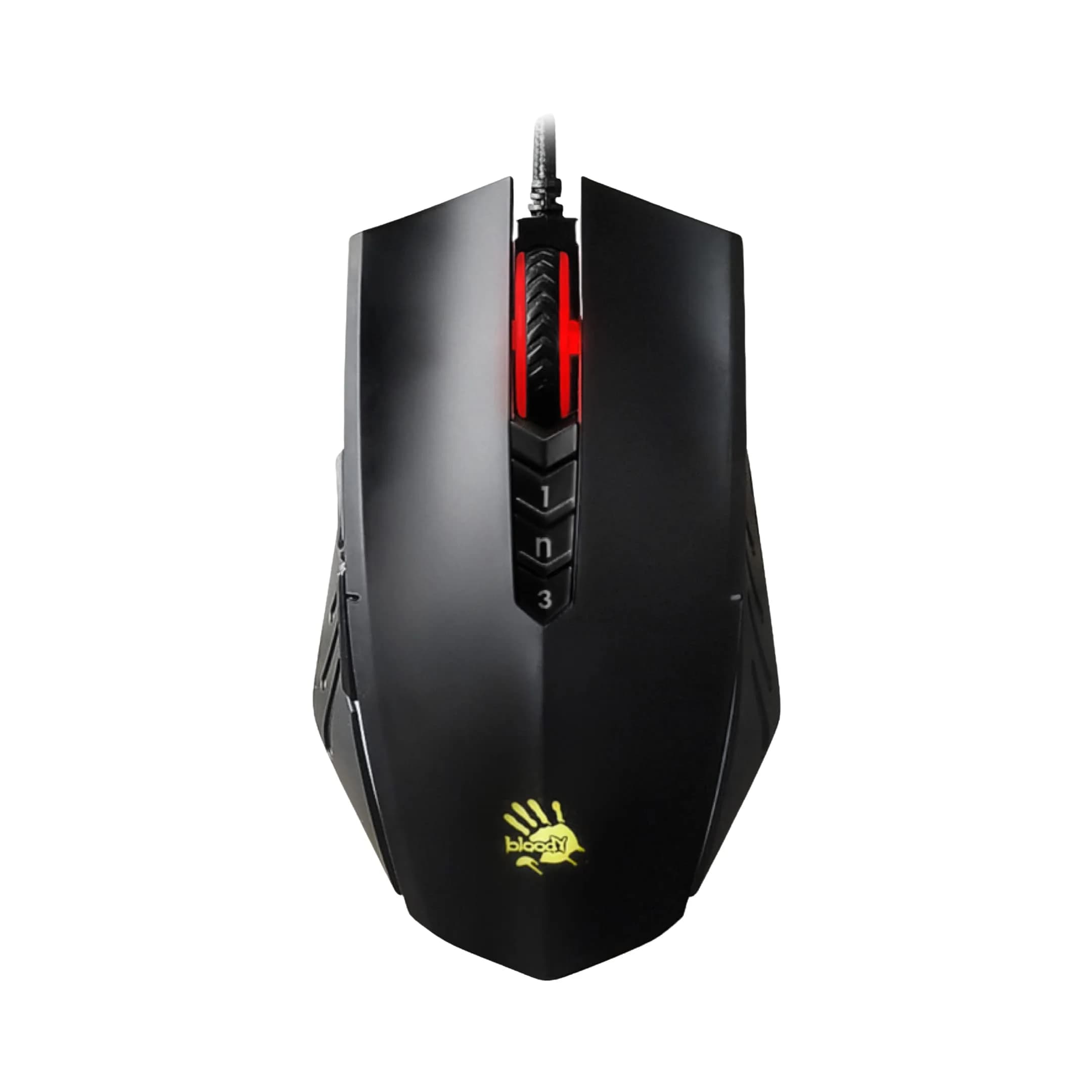 Bloody A70x Optical Gaming Mouse with Light Strike Switch & Scroll, 8000 CPI, 8 Programmable Buttons | Matte Black - main product image