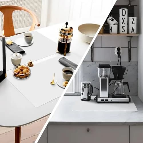 Folksy Super Kitchen Thick Silicone Counter Mat 59.4cm x 39.6cm (23.4"x15.6") | Protects Kitchen Counters from Heat and Stains thumbnail 9