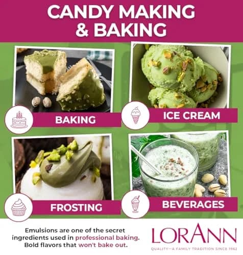 LorAnn Oils Pistachio Emulsion & Flavoring For Baking | Bakery-Grade, Gluten-Free, USA Made, 4 Fl Oz thumbnail 3