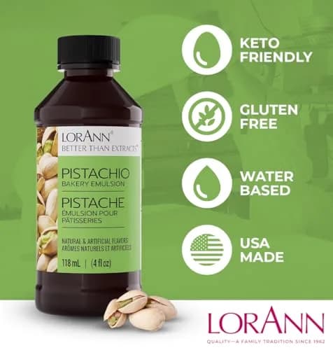 LorAnn Oils Pistachio Emulsion & Flavoring For Baking | Bakery-Grade, Gluten-Free, USA Made, 4 Fl Oz thumbnail 4