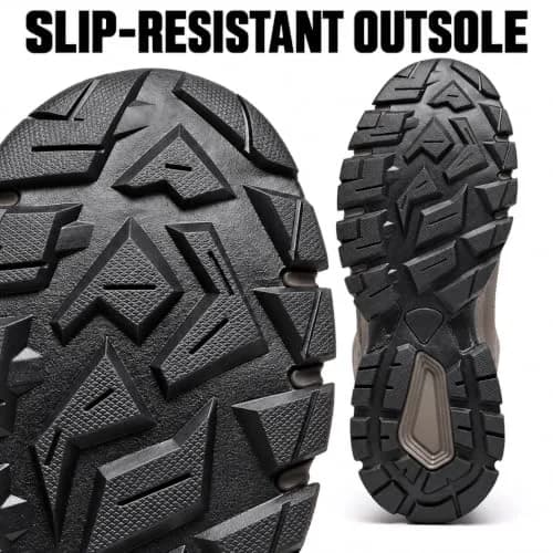 SHULOOK Men's Waterproof Snow Boots Ankle-High Insulated Warm Lined | Dependable Winter Footwear thumbnail 6