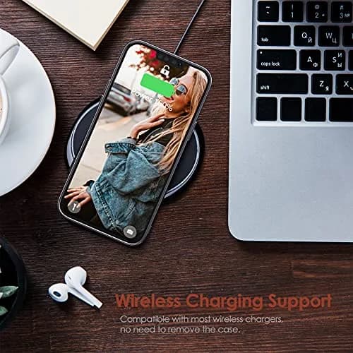 LOHASIC Leather Case for iPhone 13 Pro Max 6.7" | Slim Vintage Leather Cover for Men & Women thumbnail 7