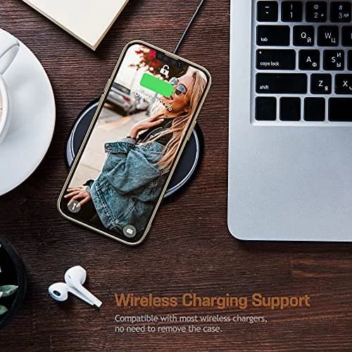 LOHASIC for iPhone 13 Pro Max Leather Case, Slim Phone Case, Vintage Brown | Elegant & Protective thumbnail 7