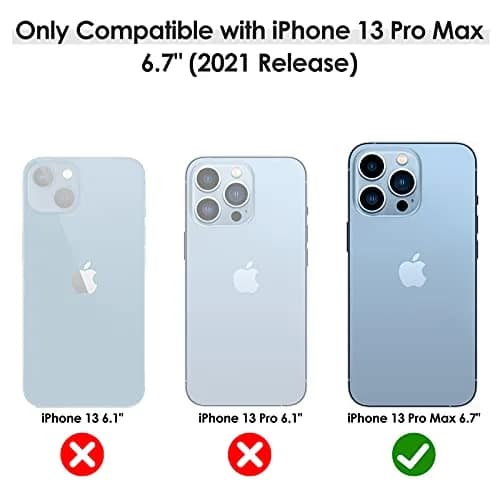 LOHASIC for iPhone 13 Pro Max Leather Case, Slim Phone Case, Vintage Brown | Elegant & Protective thumbnail 2