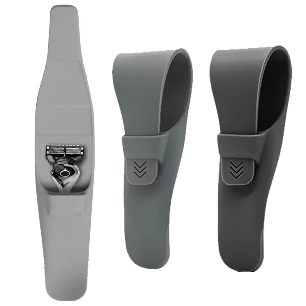 JCSMARTEC Silicone Razor Case 2-Pack | Portable Waterproof Travel Protector — 2-Pack