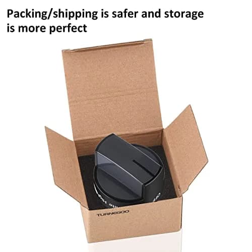 TURNEGOO Gas Stove Knob Black 1 Pack | Durable Replacement for Whirlpool Range thumbnail 5