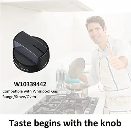 TURNEGOO Gas Stove Knob Black 1 Pack | Durable Replacement for Whirlpool Range thumbnail 6