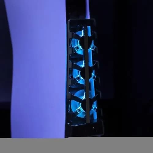 NANANINO Cooling Fan for PS5 Console | 3-Fan External Cooler with USB Charging, Blue LED, Quiet Operation thumbnail 6