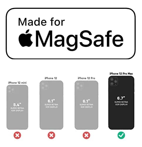 OtterBox Symmetry Series Case with MagSafe for iPhone 12 PRO MAX | Slim & Durable thumbnail 2