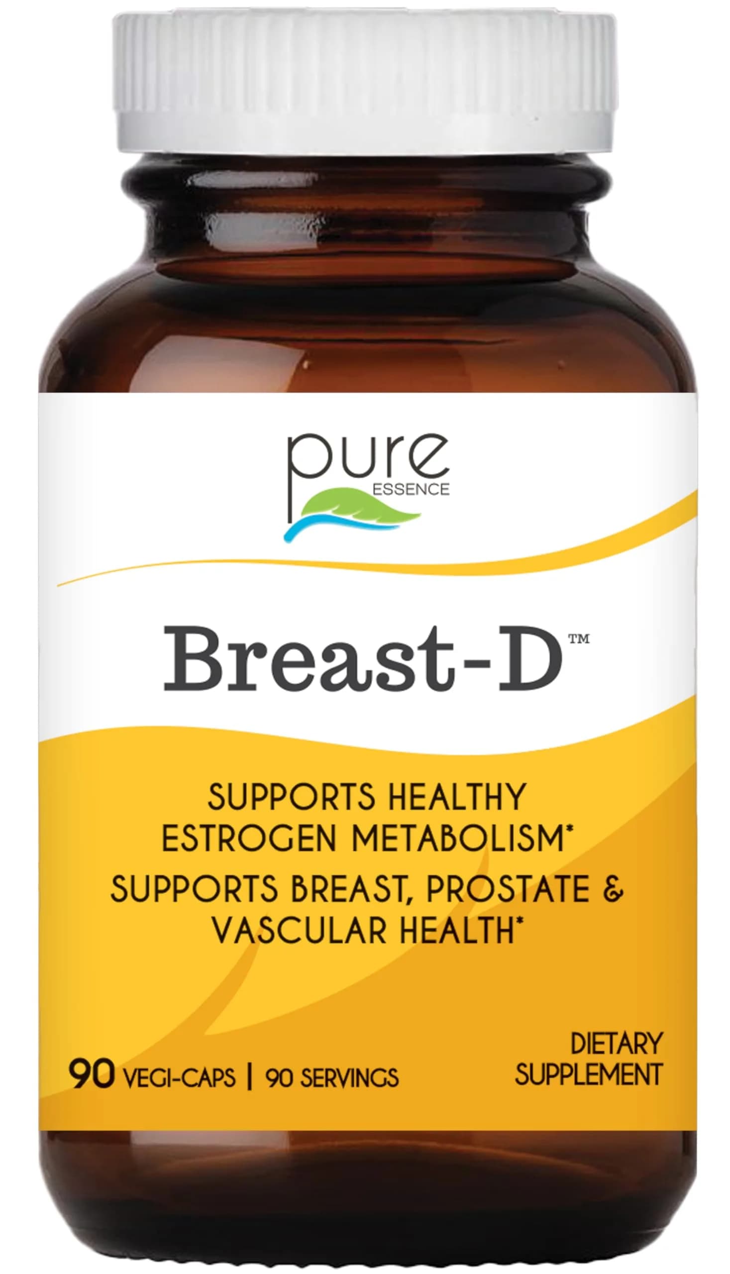 PURE ESSENCE LABS Breast D Capsule 90 | Estrogen Balance & Menopause Support — Capsule