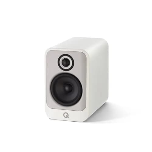 Q Acoustics Q Concept 30 Passive Bookshelf Speakers Pair Gloss White - 5" | Modern Minimalist Design with 100W Power thumbnail 1