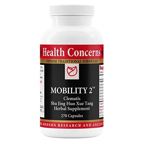 Health Concerns Mobility 2 – Joint Support Supplement for Men & Women – Chinese Herbal Circulation Support – 270 Capsules thumbnail 1