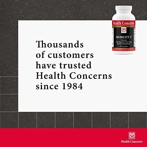 Health Concerns Mobility 2 – Joint Support Supplement for Men & Women – Chinese Herbal Circulation Support – 270 Capsules thumbnail 6