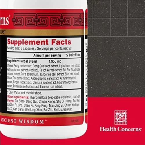 Health Concerns Mobility 2 – Joint Support Supplement for Men & Women – Chinese Herbal Circulation Support – 270 Capsules thumbnail 2