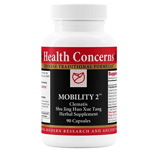 Health Concerns Mobility 2 – Joint Support Supplement for Men & Women – Chinese Herbal Circulation Support – 90 Capsules thumbnail 1