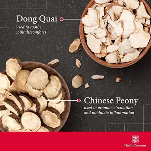 Health Concerns Mobility 2 – Joint Support Supplement for Men & Women – Chinese Herbal Circulation Support – 90 Capsules thumbnail 3