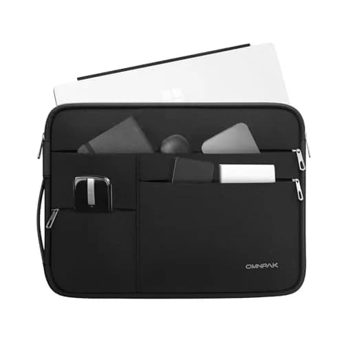 Omnpak Laptop Sleeve Case for Surface Pro 11/10/9/8/7, Side Handle Strap | Waterproof, Slim & Lightweight thumbnail 1