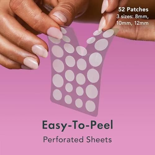 Rael Hydrocolloid Acne Pimple Patches 52 Ct | Overnight Spot Cover for All Skin Types thumbnail 2