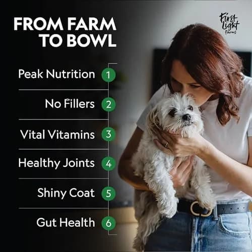 First Light Farms Freeze-Dried Wagyu Beef Dog Food Topper 0.68 kg (1.5 lb) | High Protein Treat for All Breeds thumbnail 9
