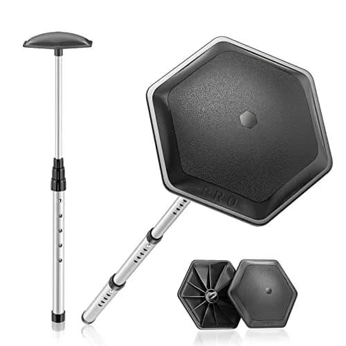 ToVii Golf Travel Bag Support Pole, Telescopic Aluminum Alloy, Impact-Resistant, Black | Adjustable & Lightweight thumbnail 1