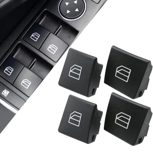 SecosAutoparts Power Window Switch Button Cap A2049055402 | Replaces OEM Part for Mercedes-Benz C/E-Class thumbnail 1