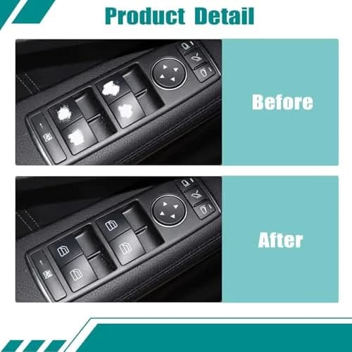 SecosAutoparts Power Window Switch Button Cap A2049055402 | Replaces OEM Part for Mercedes-Benz C/E-Class thumbnail 3