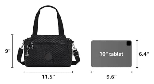 Kipling Elysia Crossbody Bag Signature Embossed | Lightweight, Multi-compartment, 11.5''L x 9''H x 5''D thumbnail 3
