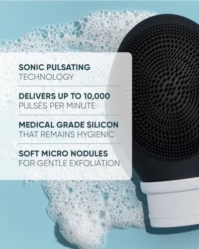 Buttah Skin by Dorion Renaud Buttah Vibe Cleansing Brush with Stand | Sonic Pulsating Face Brush for Deep Cleansing & Gentle Exfoliation thumbnail 4