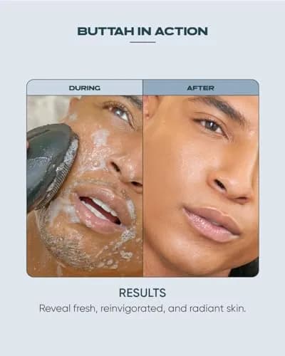 Buttah Skin by Dorion Renaud Buttah Vibe Cleansing Brush with Stand | Sonic Pulsating Face Brush for Deep Cleansing & Gentle Exfoliation thumbnail 6