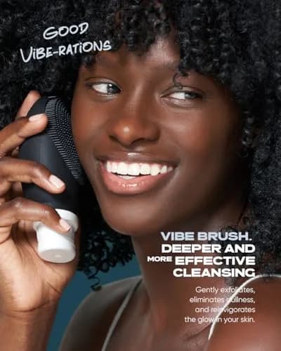 Buttah Skin by Dorion Renaud Buttah Vibe Cleansing Brush with Stand | Sonic Pulsating Face Brush for Deep Cleansing & Gentle Exfoliation thumbnail 2