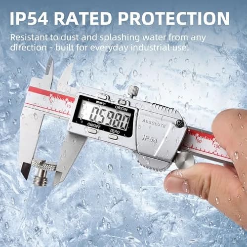 VINCA Absolute Origin IP54 Digital Caliper 150mm (6 Inch) | Precision Measurement with Glass Scale thumbnail 5