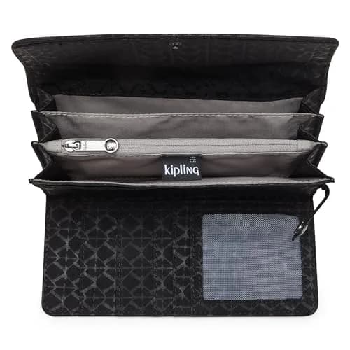 Kipling Women's Money Land Wallet, RFID Anti-Hacker Technology Wallet, Snap Wallet | Durable Nylon, 10 Card Slots, Secure Closure thumbnail 4
