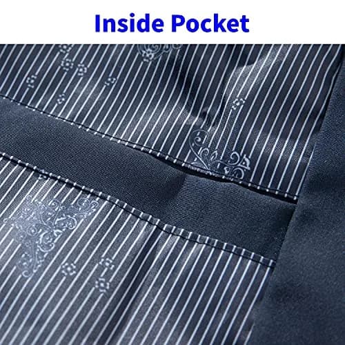 TLZC Men's Lightweight Bomber Jacket Windbreaker Slim Fit Active Coat Outerwear (Blue, X-Large) | Windproof & Water-Resistant thumbnail 5