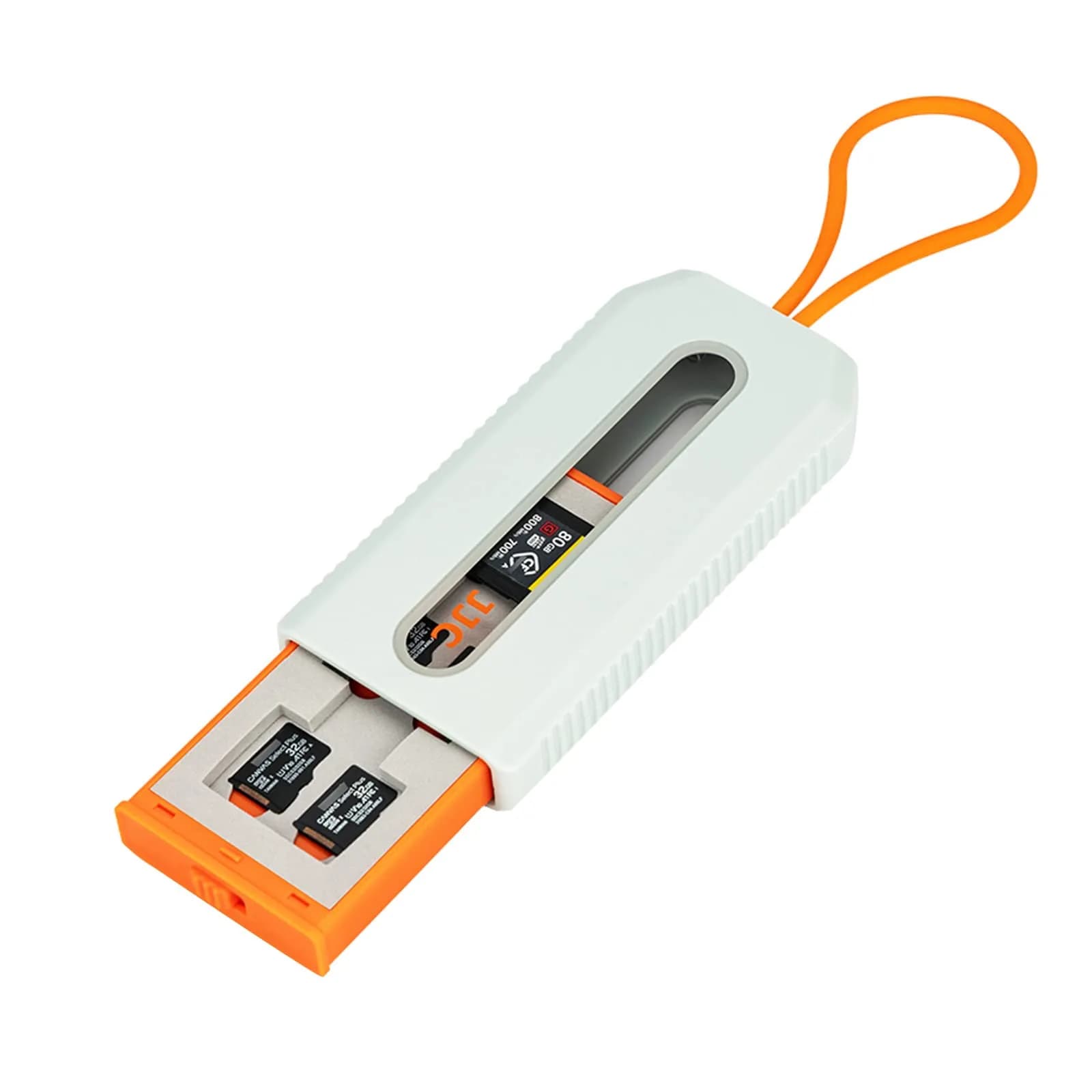 JJC Memory Card Case for 6 CFexpress Type A & 12 Micro SD Cards | Pop-up & Transparent Window