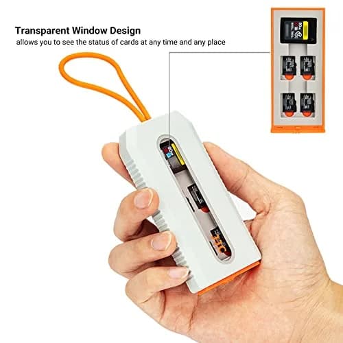 JJC Memory Card Case for 6 CFexpress Type A & 12 Micro SD Cards | Pop-up & Transparent Window thumbnail 3