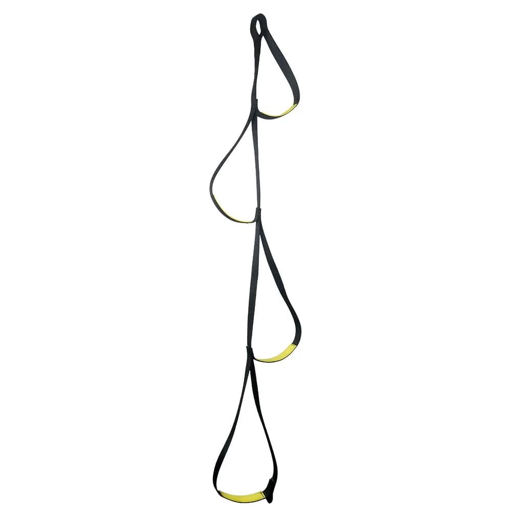NewDoar Foot Ascender Loop for Climbing Tree Arborist Black Green | Adjustable Rope Climbing Aid - main product image