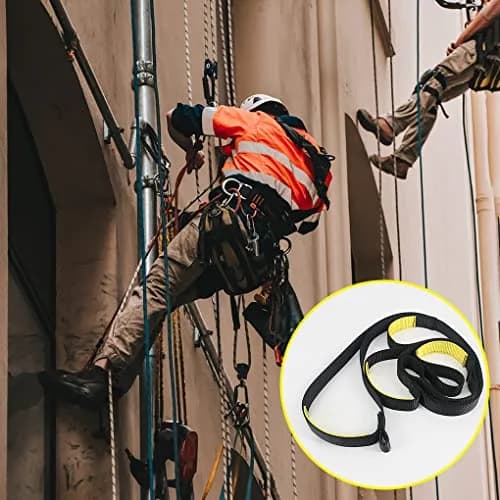 NewDoar Foot Ascender Loop for Climbing Tree Arborist Black Green | Adjustable Rope Climbing Aid thumbnail 4
