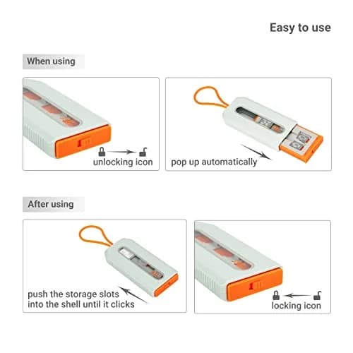 JJC XQD Card Case for Nikon & Panasonic | Compact, Durable & Portable (65x120x18mm) thumbnail 4