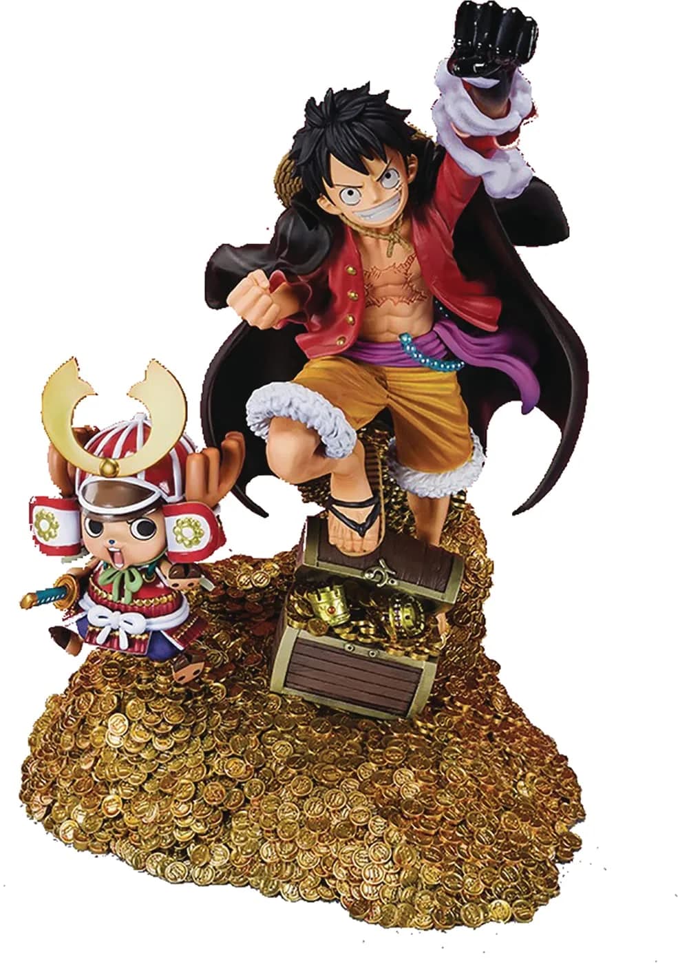 TAMASHII NATIONS Monkey D. Luffy WT100 Commemorative FiguartsZERO Statue 19.05 cm (7.5 inches) | Eiichiro Oda Illustration — Monkey D. Luffy