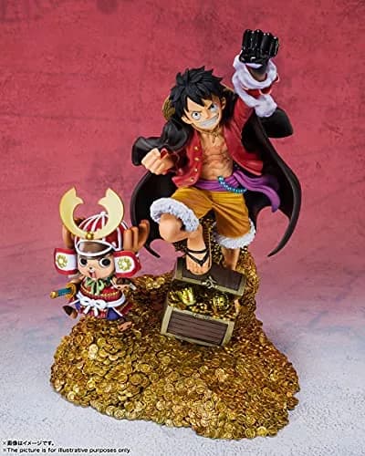 TAMASHII NATIONS Monkey D. Luffy WT100 Commemorative FiguartsZERO Statue 19.05 cm (7.5 inches) | Eiichiro Oda Illustration thumbnail 2