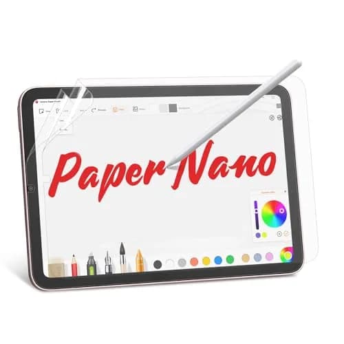 bersem Paperfeel Screen Protector for iPad Mini 7 (A17 Pro) / Mini 6 (8.3 inch) | Matte, Anti-Glare, Apple Pencil Compatible thumbnail 1
