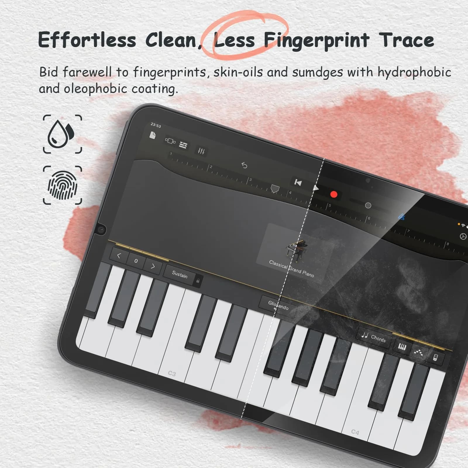 bersem Paperfeel Screen Protector for iPad Mini 7 (A17 Pro) / Mini 6 (8.3 inch) | Matte, Anti-Glare, Apple Pencil Compatible - view 6