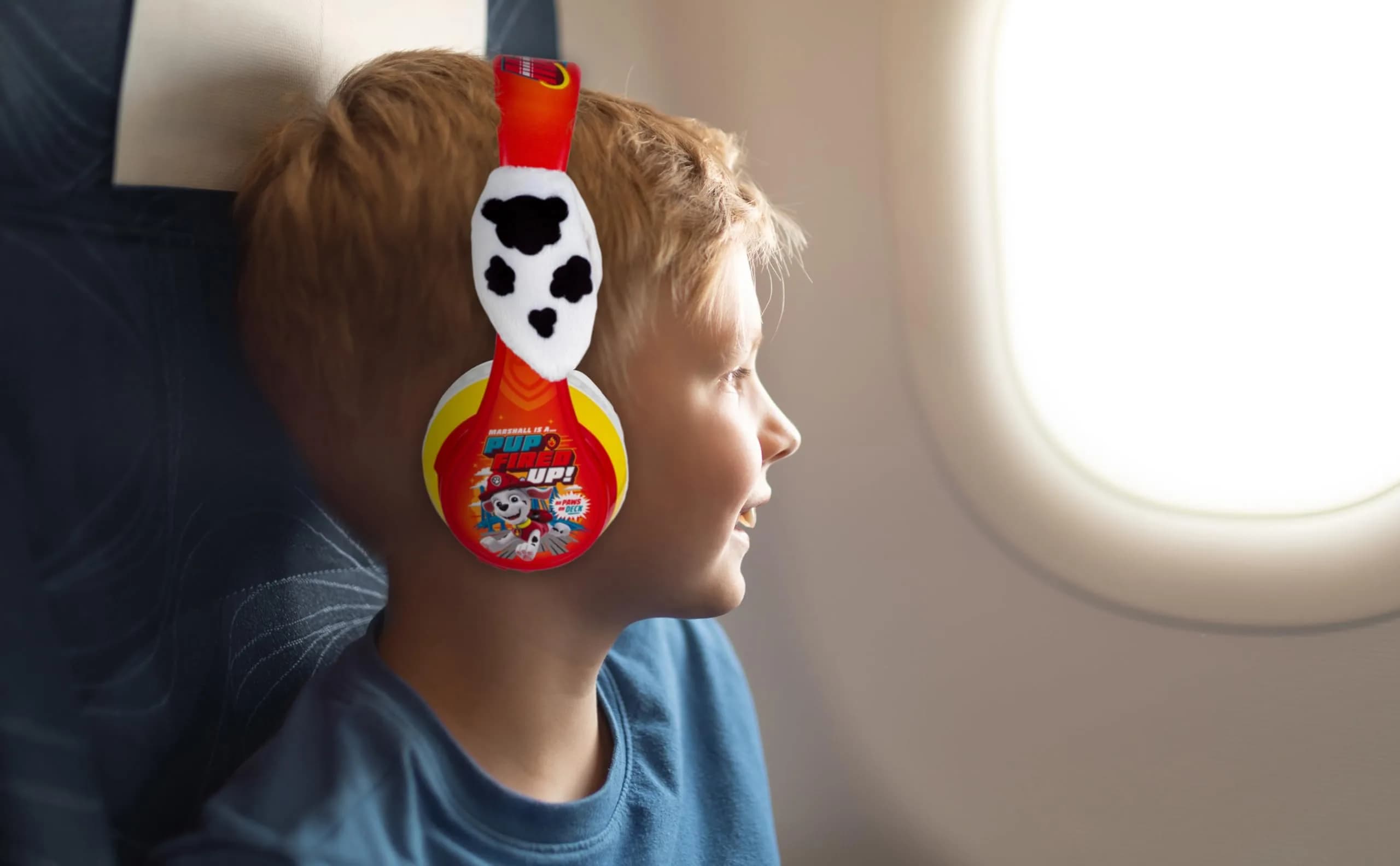 eKids Paw Patrol Marshall Bluetooth Headphones for Kids | Kid-Friendly Stereo Sound - view 5