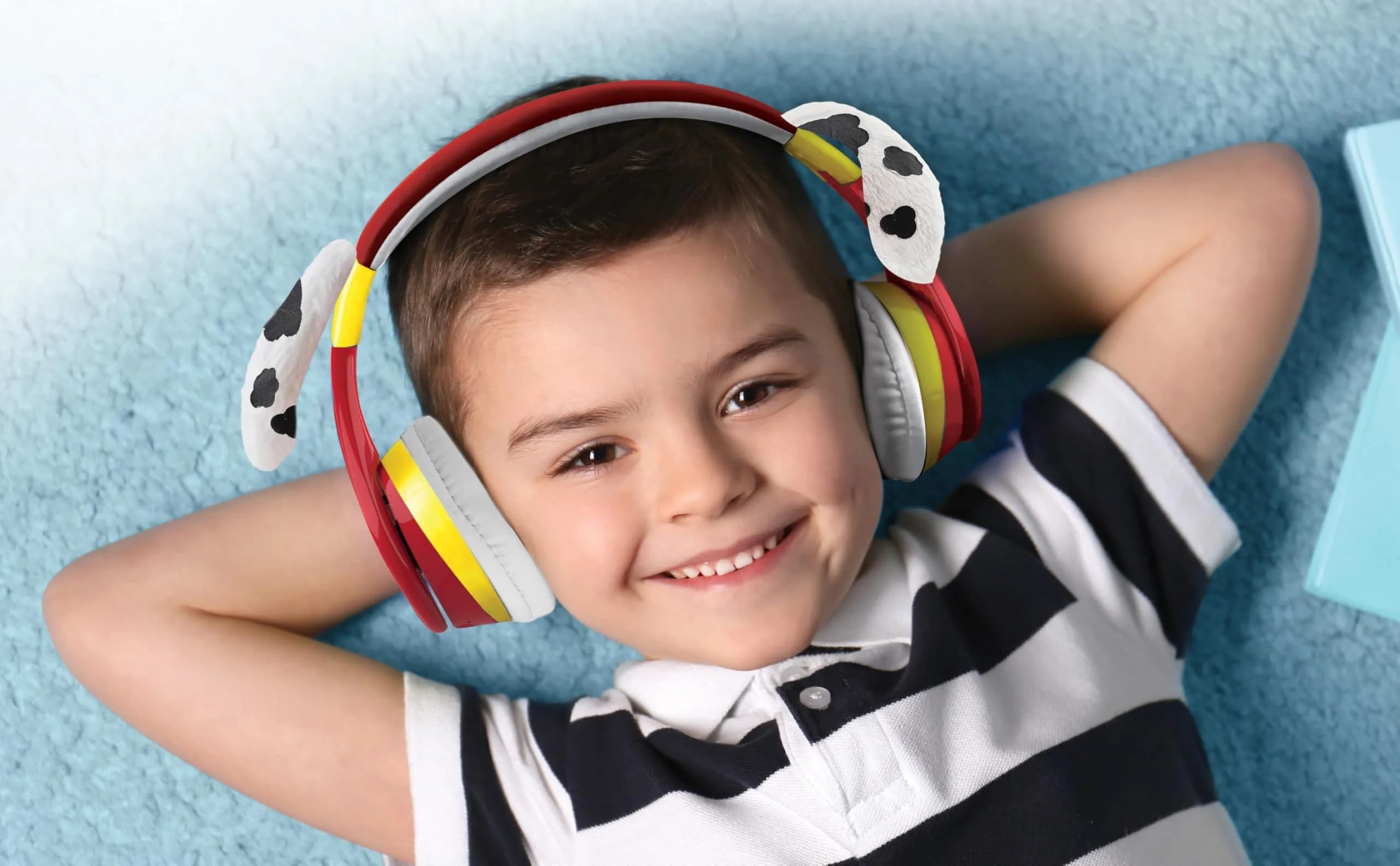 eKids Paw Patrol Marshall Bluetooth Headphones for Kids | Kid-Friendly Stereo Sound - view 4