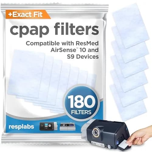 RespLabs CPAP Filters for ResMed AirSense 10 & AirCurve 10, 180 Count | 3+ Year Supply thumbnail 1