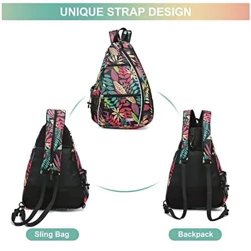 Sucipi Pickleball Bag for Men & Women,Convertible Backpack with Fence Hook | Large Capacity, Water-Resistant Nylon, 6 Paddle Slots thumbnail 3