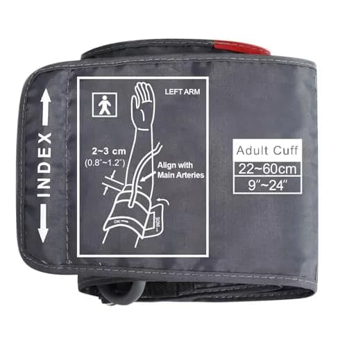 ELERA Extra Large Blood Pressure Cuff 22-60cm (9"-24") | Compatible XL Replacement Cuff with 6 Connectors thumbnail 1