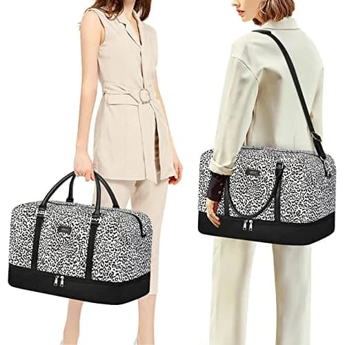 IBFUN Weekender Bags for Women, 21" Travel Duffle with Shoe Compartment | Large Capacity & Waterproof thumbnail 2