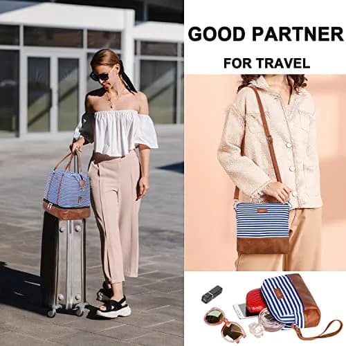 IBFUN Weekender Bags for Women, 21" Travel Duffle Bag with Shoe Compartment | Spacious, Waterproof & Adjustable thumbnail 3