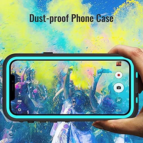 Transy Waterproof Phone Case for iPhone 13 Pro | IP68 Shockproof Dust-Proof with Built-in Screen Protector (Teal, 6.1 inches) thumbnail 4